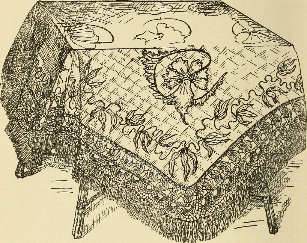 An illustration from Fancy work for pleasure and profit, 1905, leaf 180