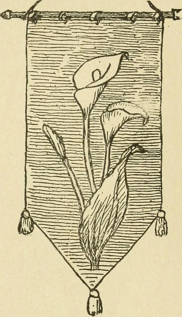 An illustration from Fancy work for pleasure and profit, 1905, leaf 185