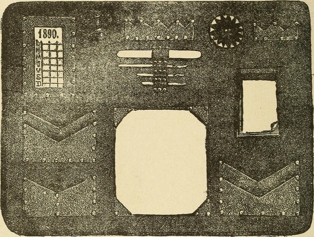 An illustration from Fancy work for pleasure and profit, 1905, leaf 204