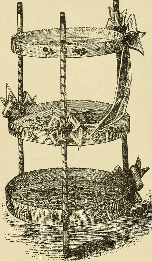 An illustration from Fancy work for pleasure and profit, 1905, leaf 205