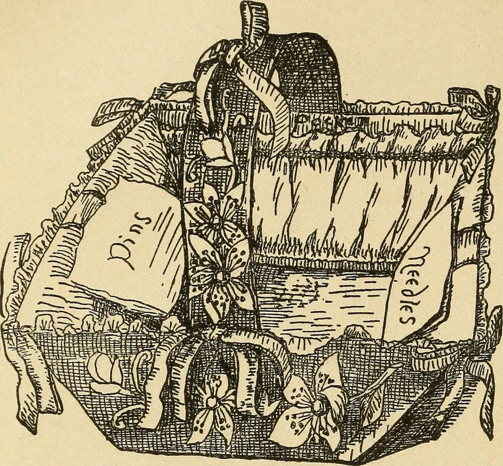 An illustration from Fancy work for pleasure and profit, 1905, leaf 208
