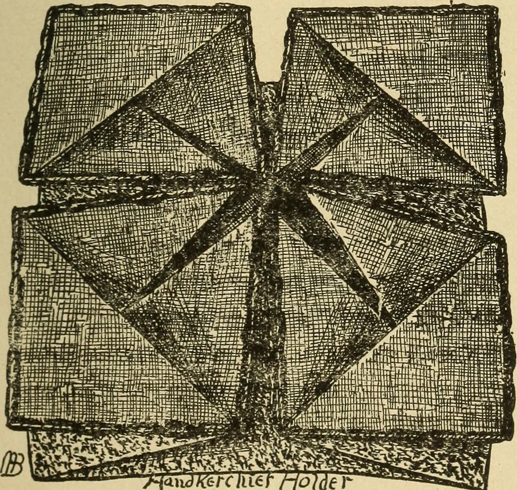 An illustration from Fancy work for pleasure and profit, 1905, leaf 213