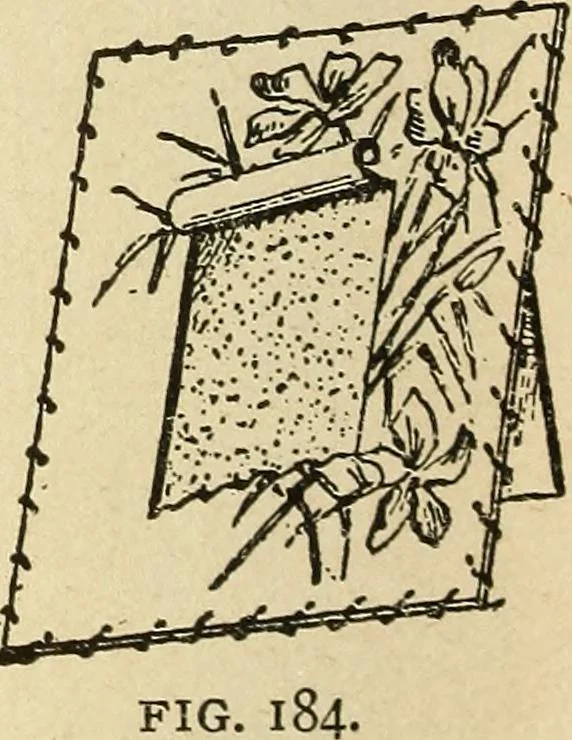 An illustration from Fancy work for pleasure and profit, 1905, leaf 214