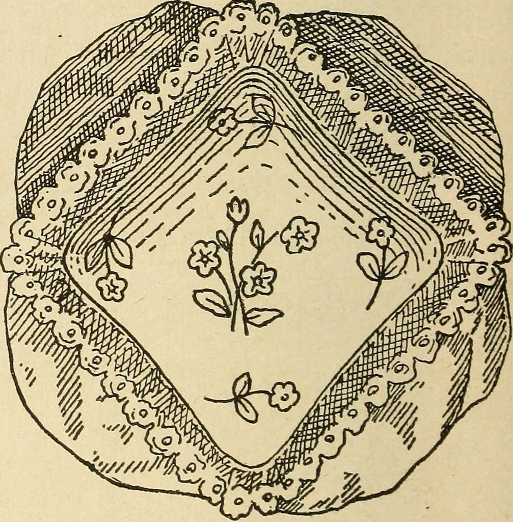 An illustration from Fancy work for pleasure and profit, 1905, leaf 222