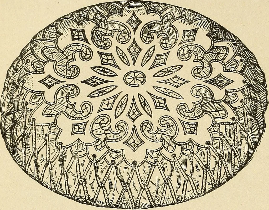 An illustration from Fancy work for pleasure and profit, 1905, leaf 224