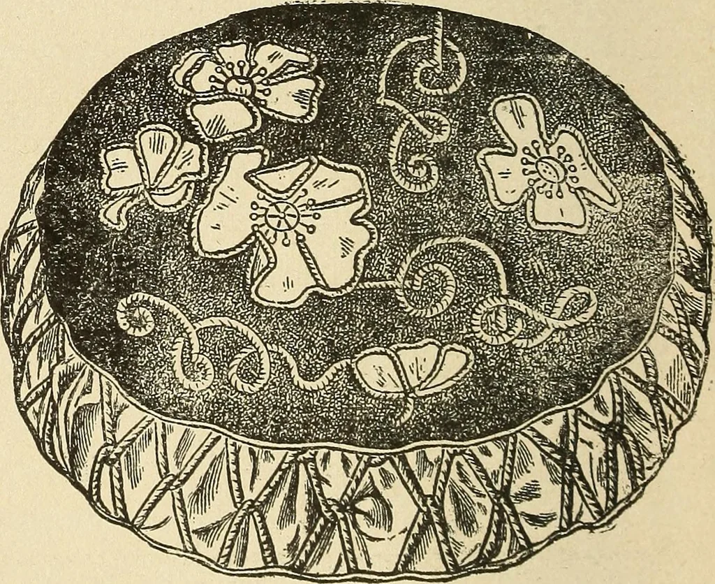 An illustration from Fancy work for pleasure and profit, 1905, leaf 224