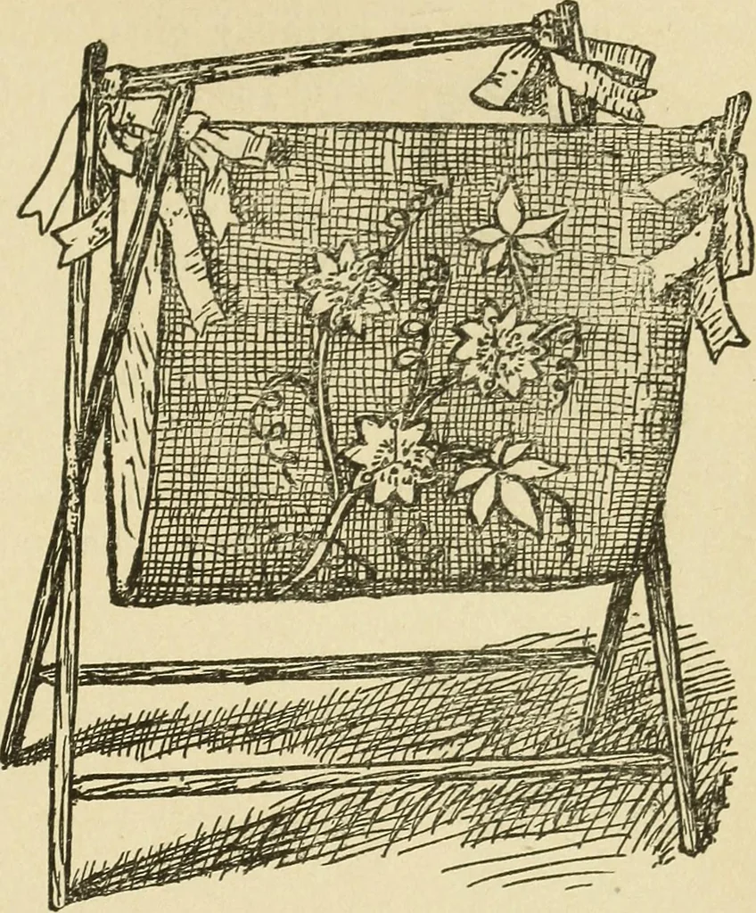 An illustration from Fancy work for pleasure and profit, 1905, leaf 239