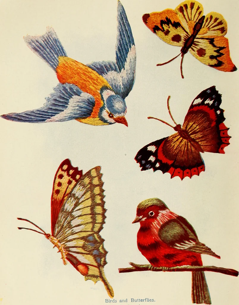 An illustration from Fancy work for pleasure and profit, 1905, leaf 24