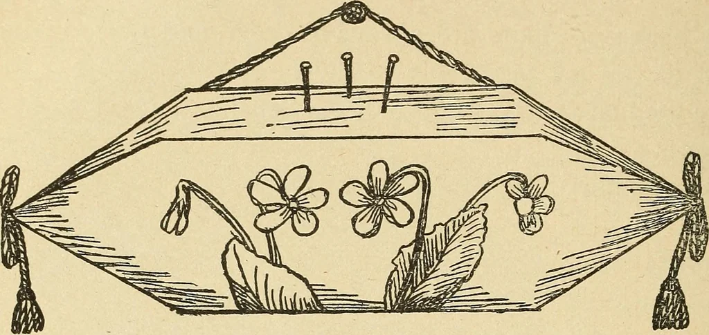 An illustration from Fancy work for pleasure and profit, 1905, leaf 252
