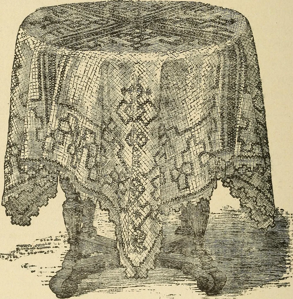 An illustration from Fancy work for pleasure and profit, 1905, leaf 254