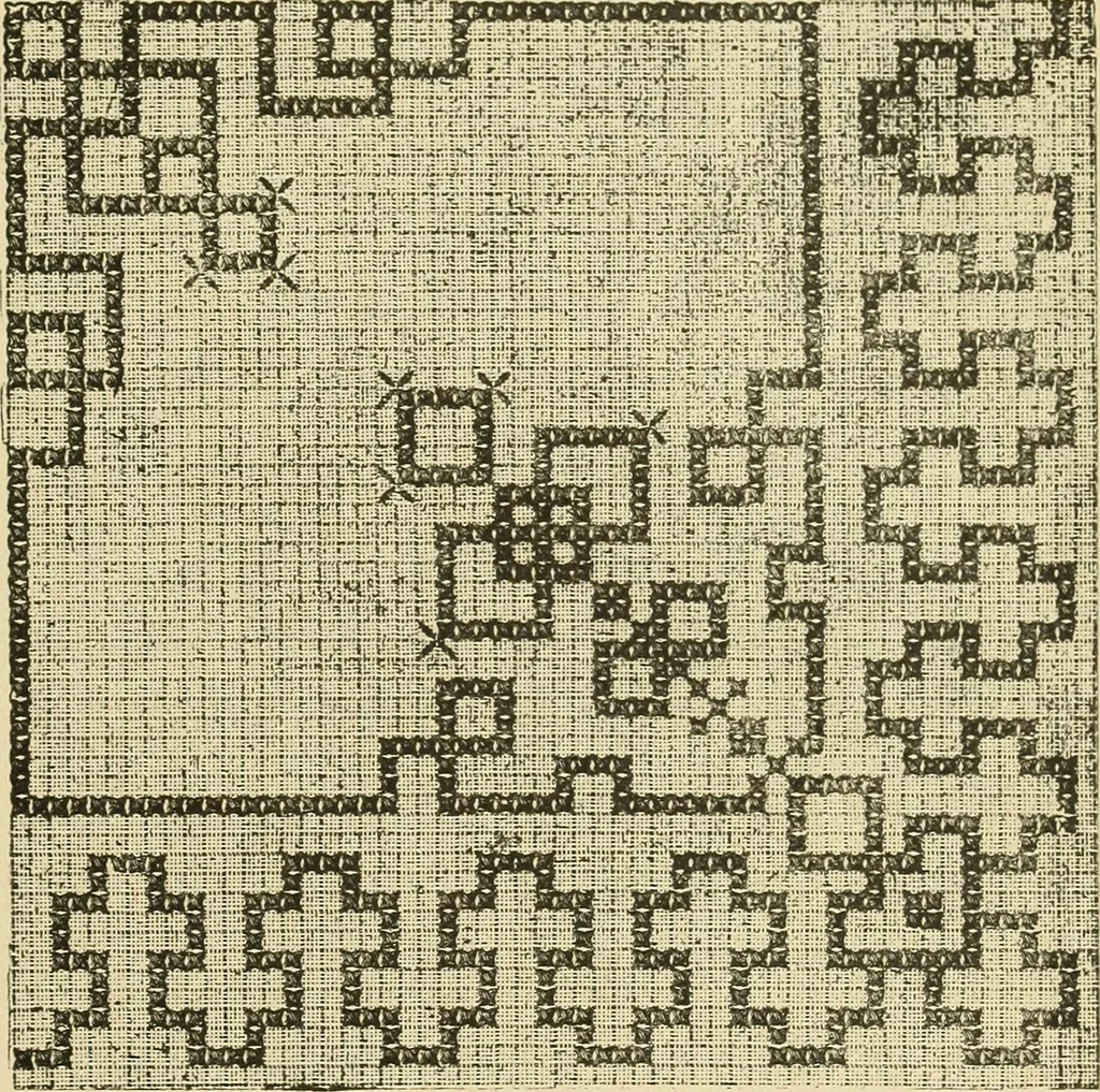 An illustration from Fancy work for pleasure and profit, 1905, leaf 255
