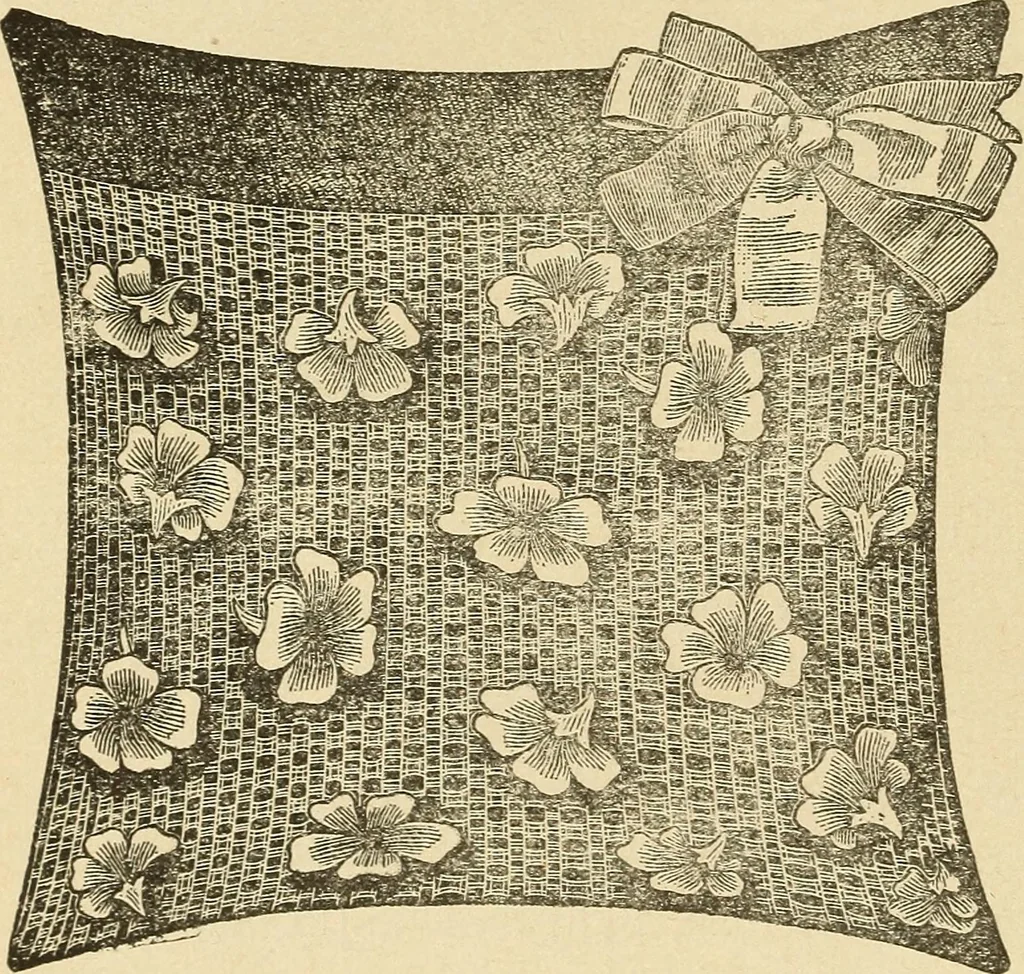An illustration from Fancy work for pleasure and profit, 1905, leaf 264