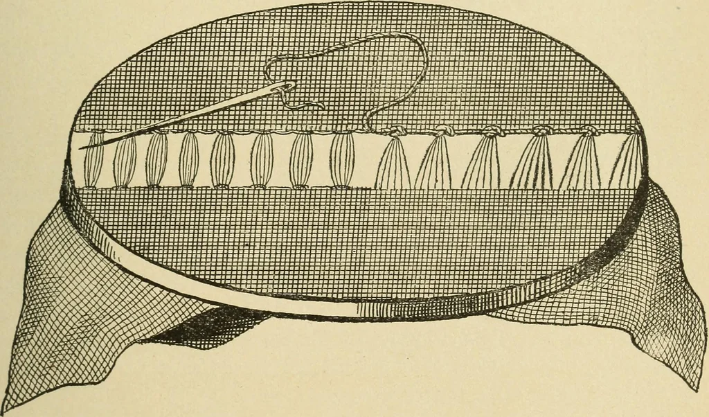 An illustration from Fancy work for pleasure and profit, 1905, leaf 267