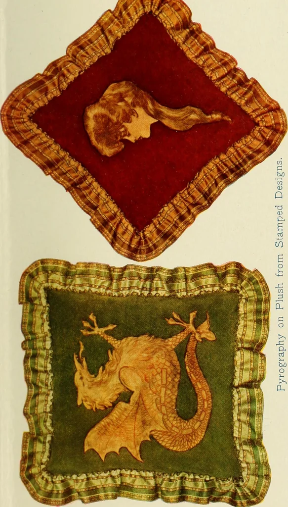 An illustration from Fancy work for pleasure and profit, 1905, leaf 271
