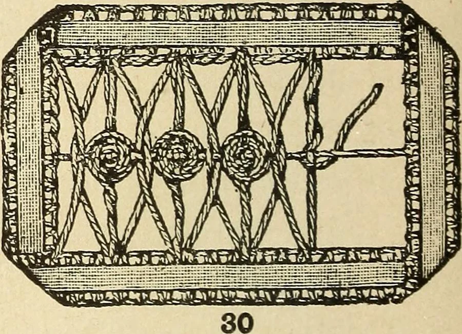 An illustration from Fancy work for pleasure and profit, 1905, leaf 346