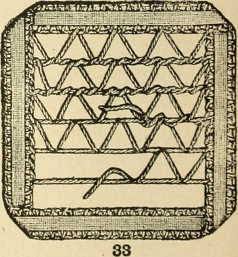 An illustration from Fancy work for pleasure and profit, 1905, leaf 346