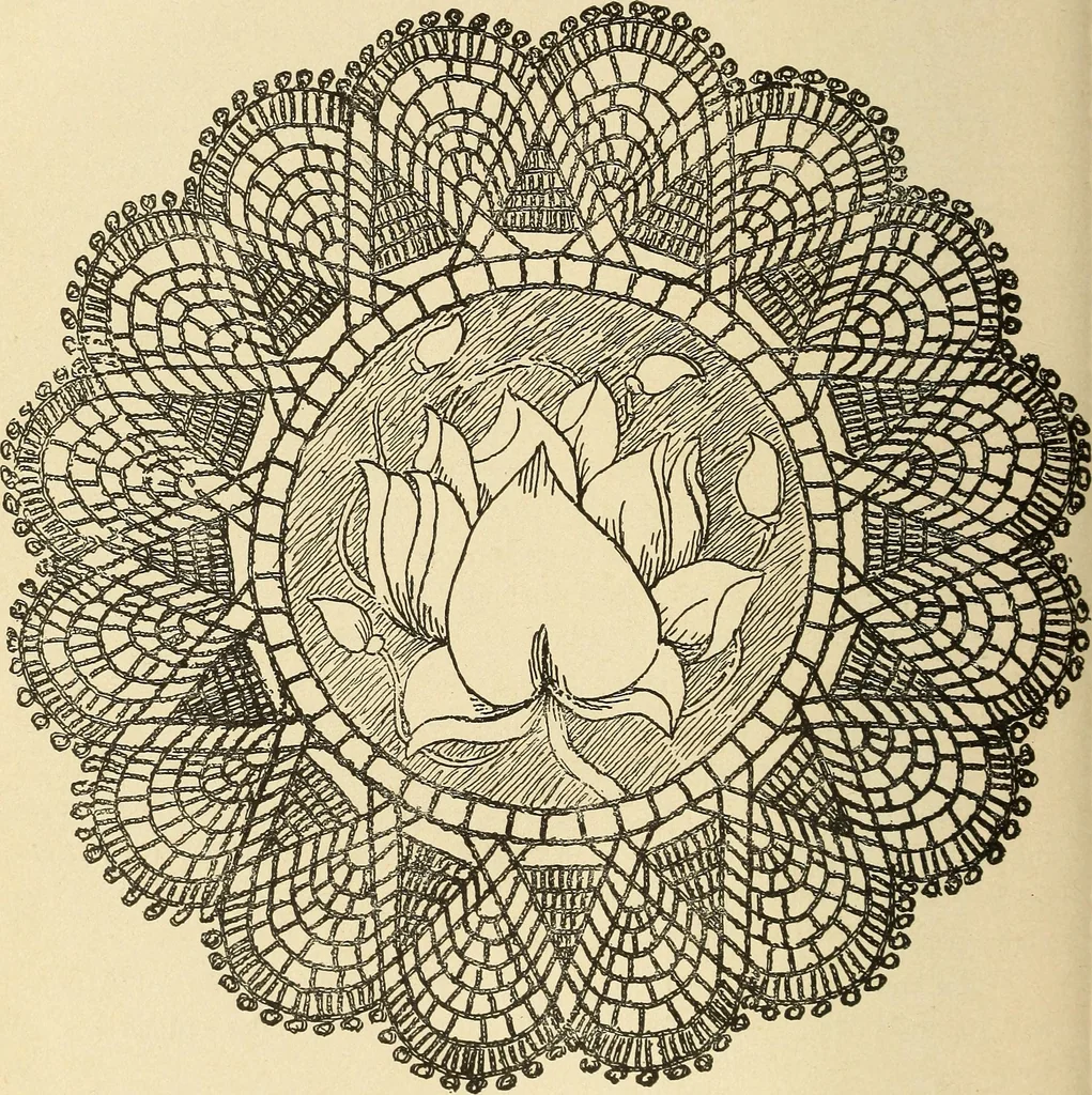 An illustration from Fancy work for pleasure and profit, 1905, leaf 354