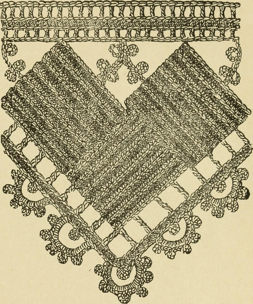An illustration from Fancy work for pleasure and profit, 1905, leaf 373