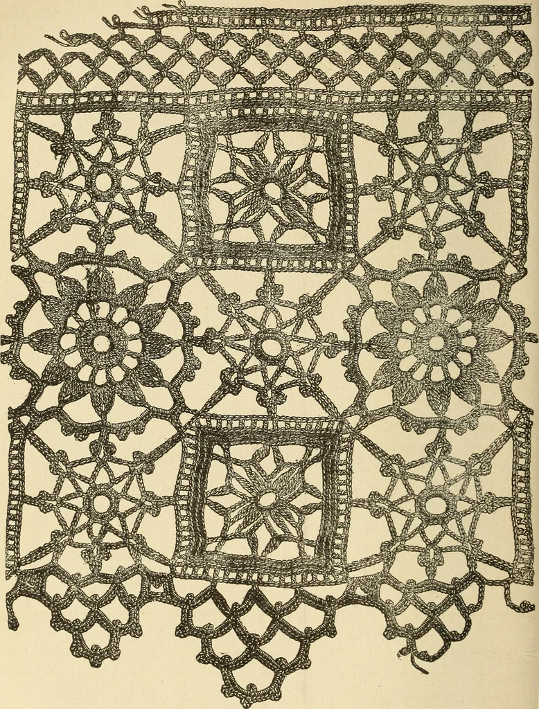 An illustration from Fancy work for pleasure and profit, 1905, leaf 388