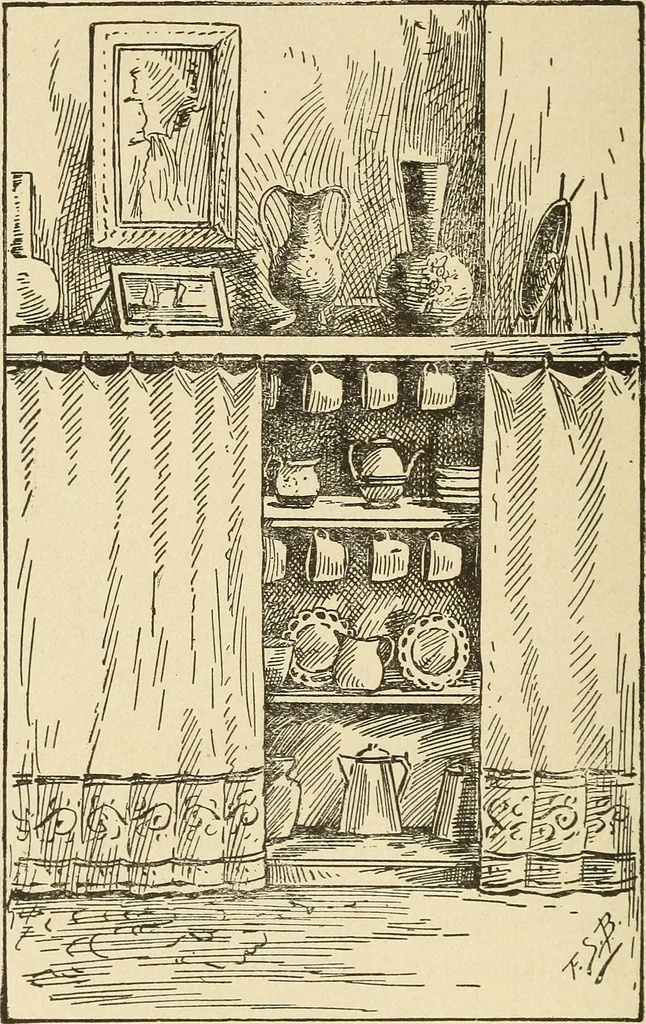 An illustration from Fancy work for pleasure and profit, 1905, leaf 464