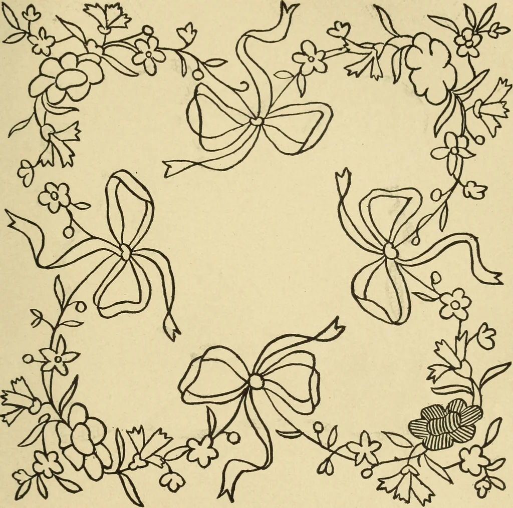 An illustration from Fancy work for pleasure and profit, 1905, leaf 471
