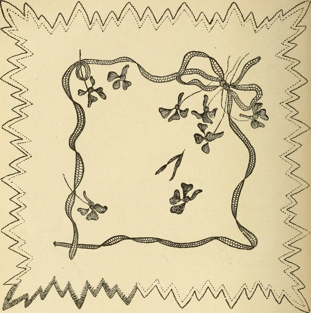 An illustration from Fancy work for pleasure and profit, 1905, leaf 472