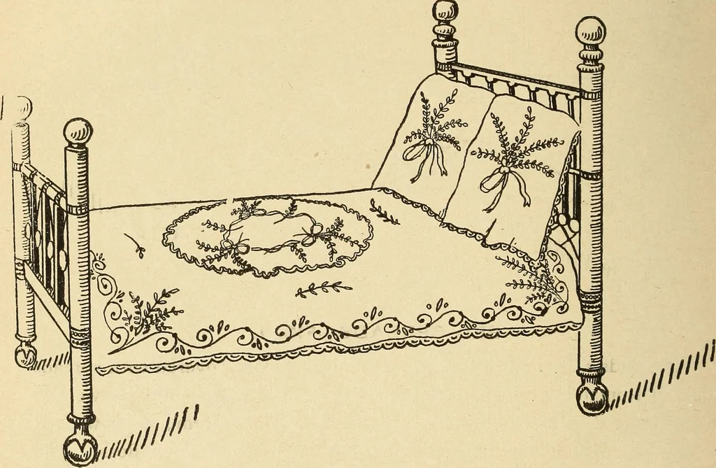 An illustration from Fancy work for pleasure and profit, 1905, leaf 474