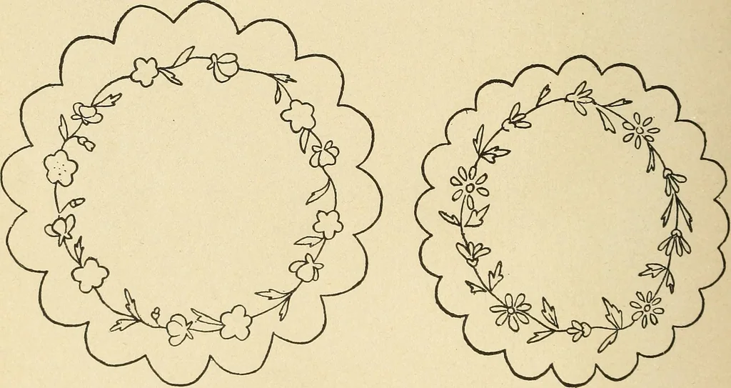 An illustration from Fancy work for pleasure and profit, 1905, leaf 476