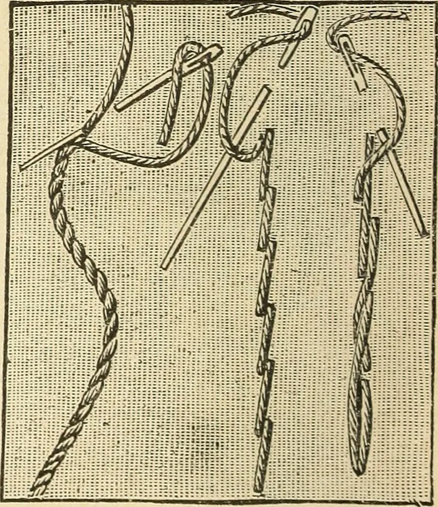 An illustration from Fancy work for pleasure and profit, 1905, leaf 48