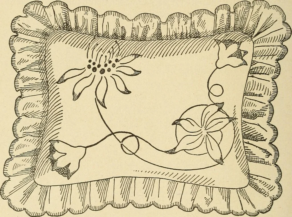 An illustration from Fancy work for pleasure and profit, 1905, leaf 484