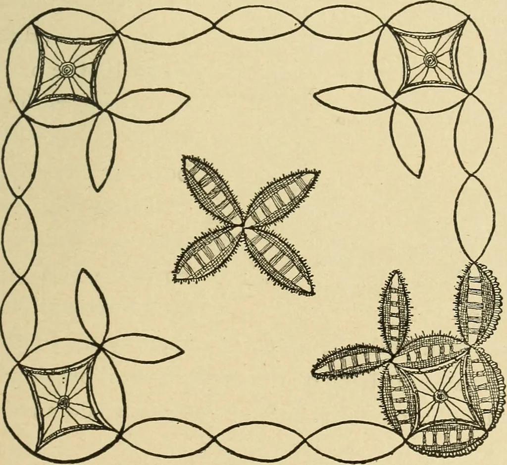 An illustration from Fancy work for pleasure and profit, 1905, leaf 487