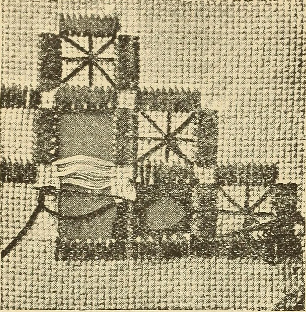 An illustration from Fancy work for pleasure and profit, 1905, leaf 498