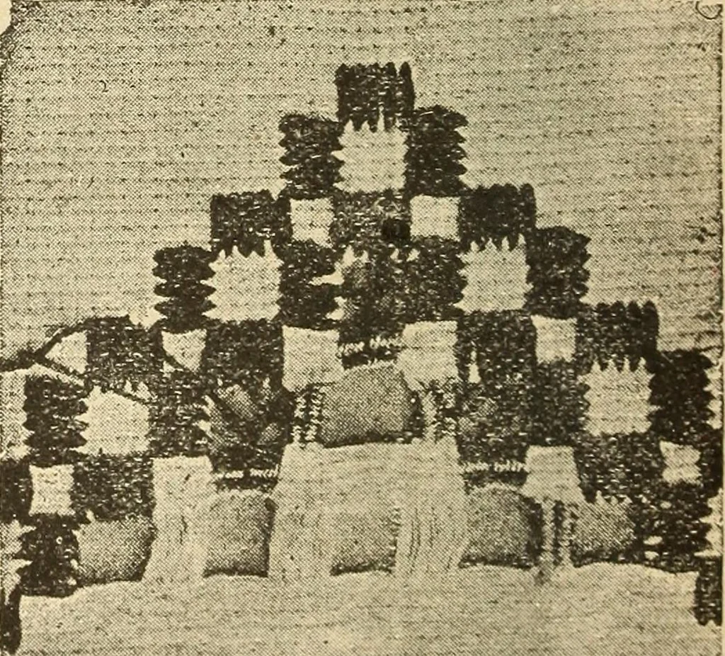 An illustration from Fancy work for pleasure and profit, 1905, leaf 498