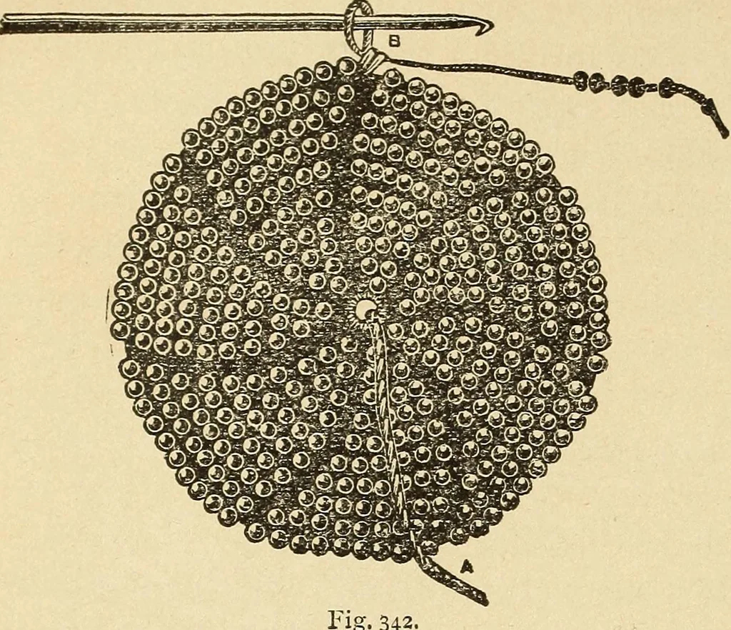 An illustration from Fancy work for pleasure and profit, 1905, leaf 504