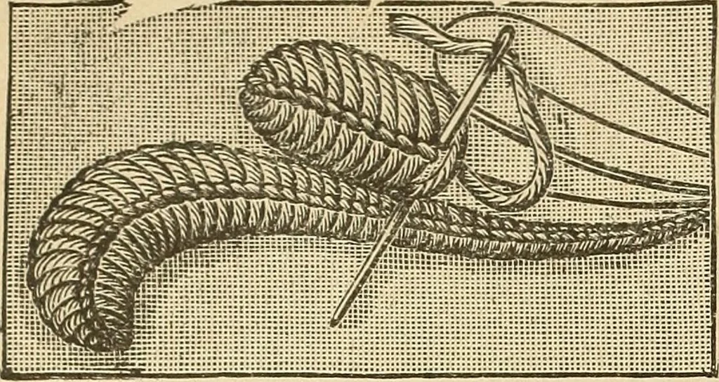 An illustration from Fancy work for pleasure and profit, 1905, leaf 54