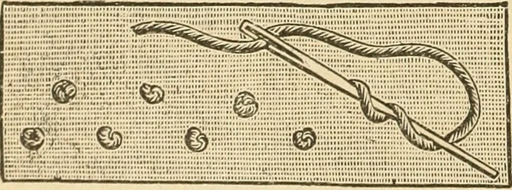 An illustration from Fancy work for pleasure and profit, 1905, leaf 54