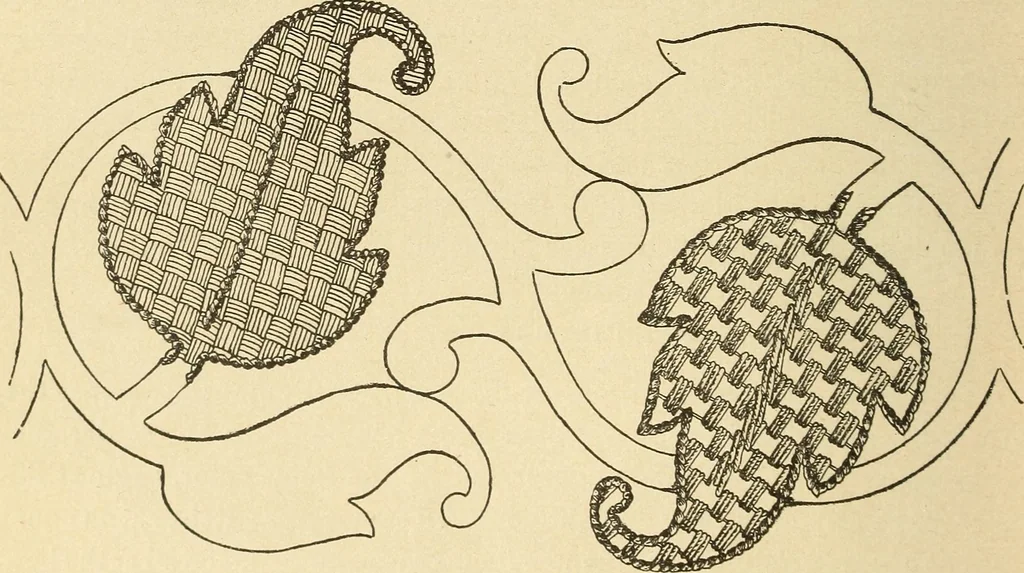 An illustration from Fancy work for pleasure and profit, 1905, leaf 64
