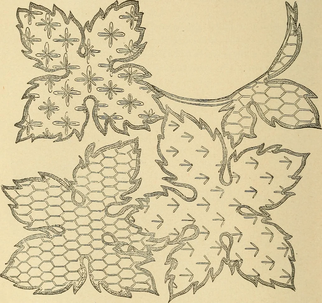 An illustration from Fancy work for pleasure and profit, 1905, leaf 72
