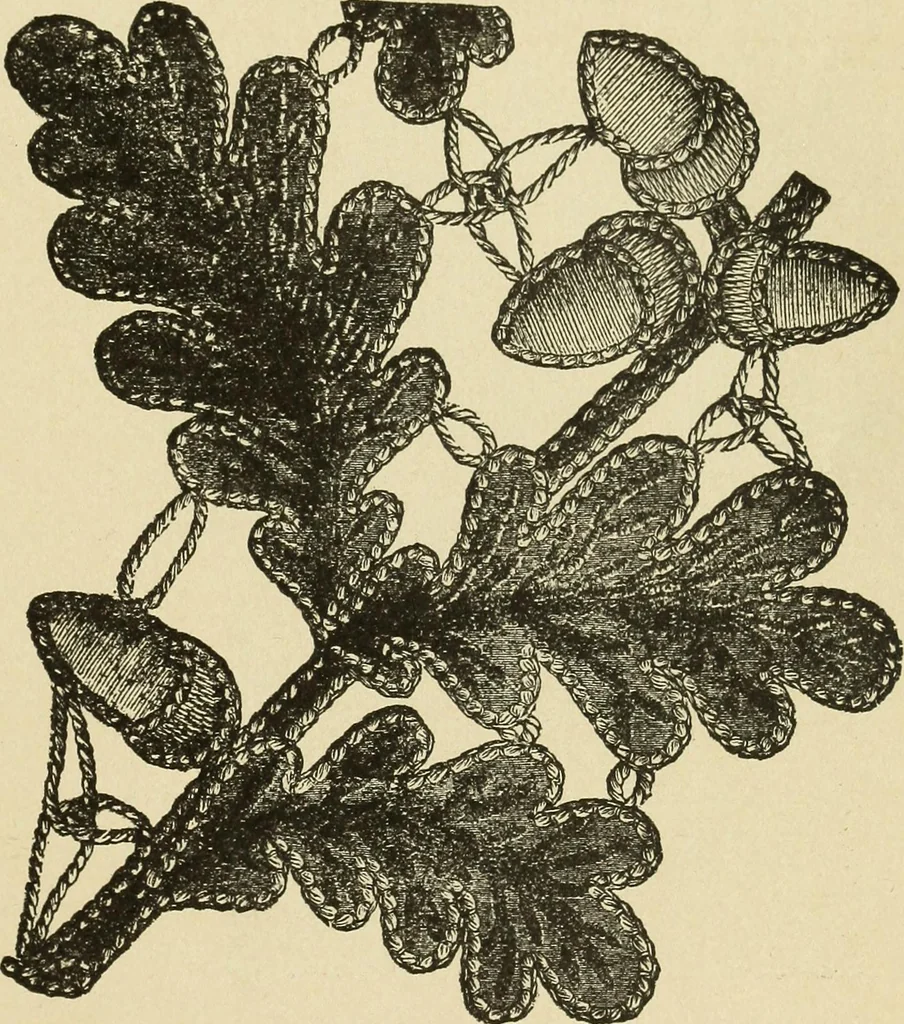 An illustration from Fancy work for pleasure and profit, 1905, leaf 75