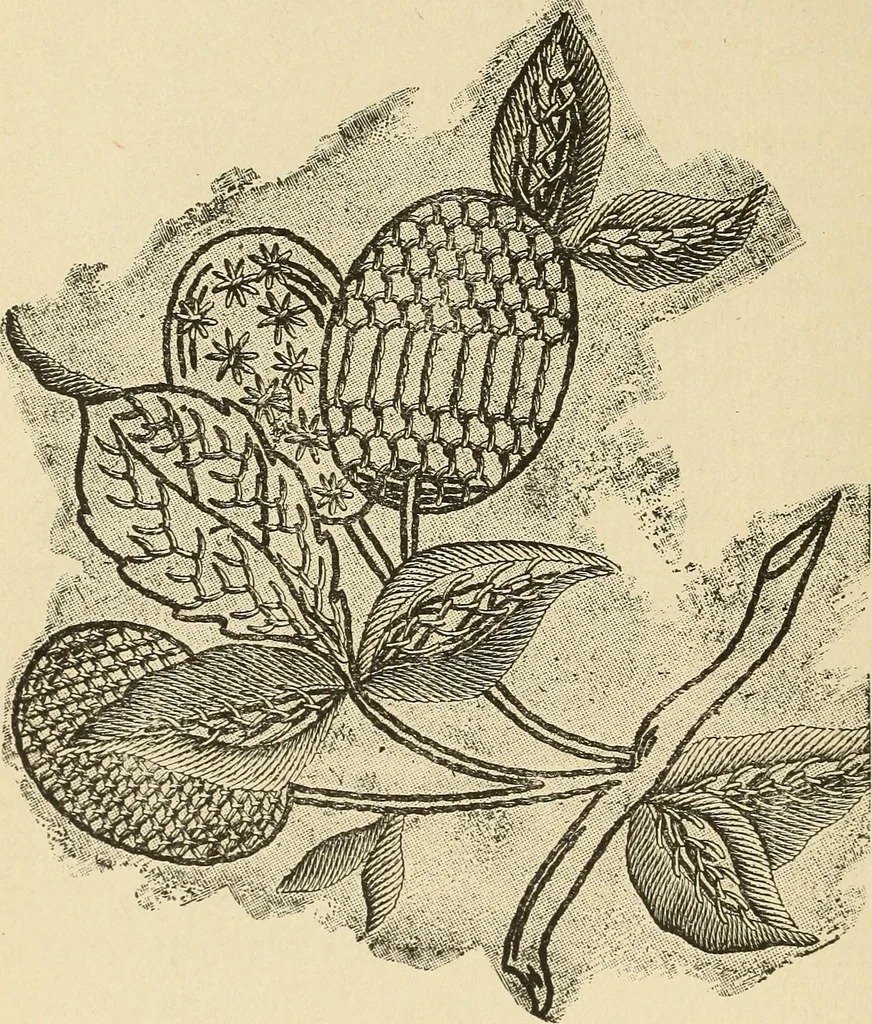 An illustration from Fancy work for pleasure and profit, 1905, leaf 78