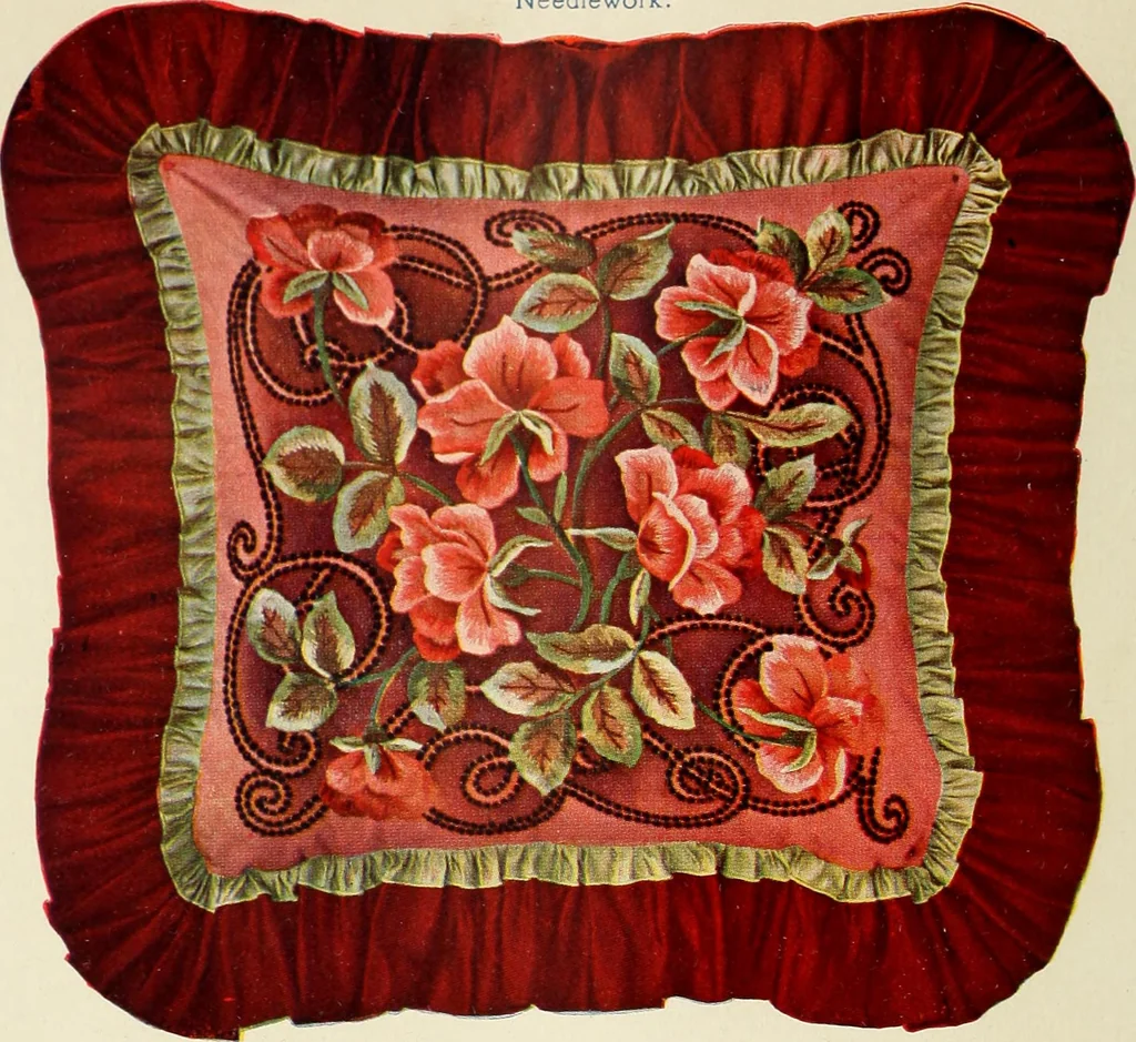 An illustration from Fancy work for pleasure and profit, 1905, leaf 8