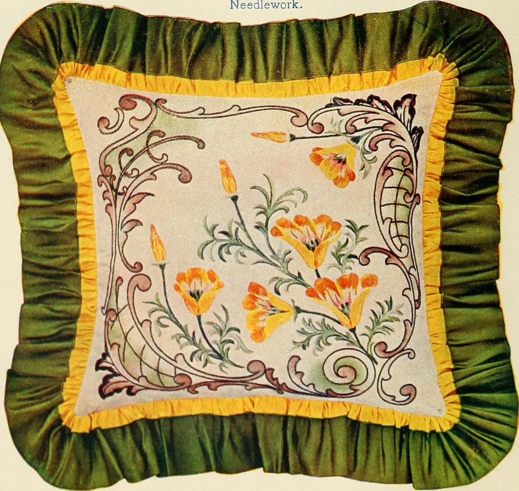 An illustration from Fancy work for pleasure and profit, 1905, leaf 8