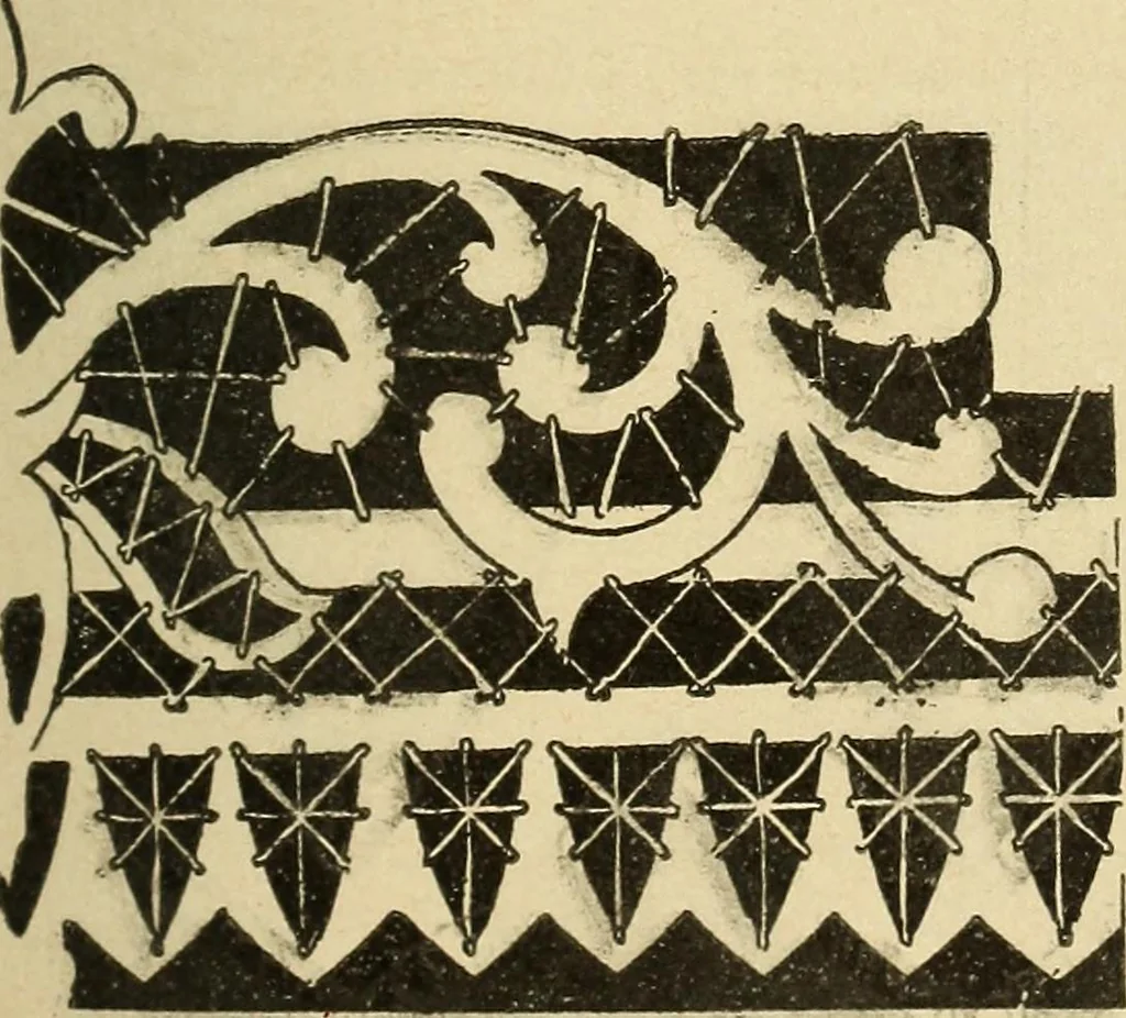An illustration from Fancy work for pleasure and profit, 1905, leaf 91
