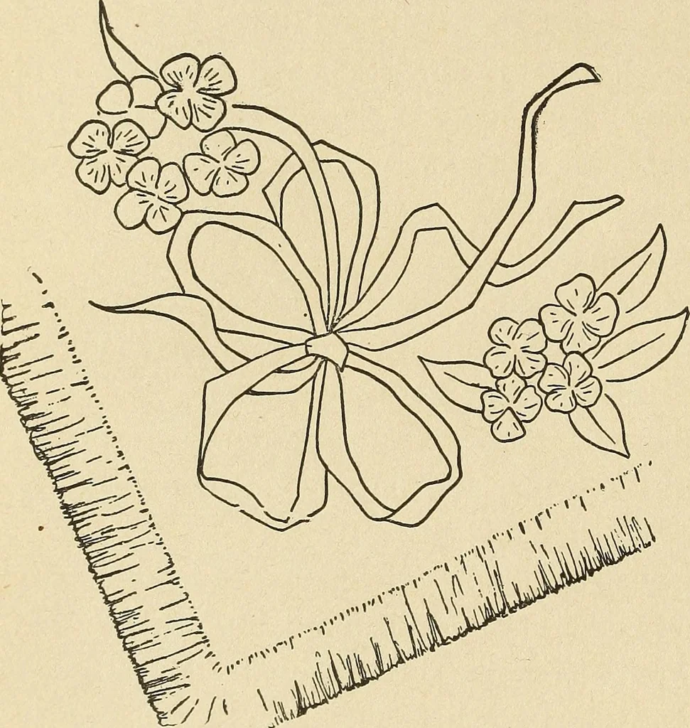 An illustration from Fancy work for pleasure and profit, 1905, leaf 96