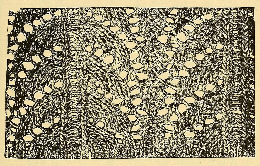 An illustration from Fancy work recreations : a complete guide to knitting, crochet, and home adornment, 1885, leaf 173