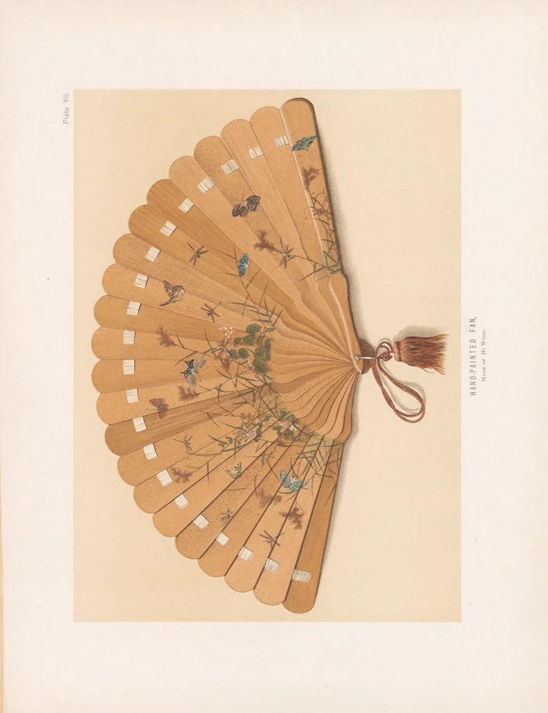 An illustration from Fans of Japan, 1894, leaf 149