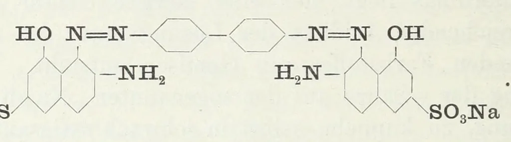 An illustration from Farbenchemisches Praktikum : zugleich Einführung in die Farbenchemie und Färbereitechnik, 1908, leaf 170
