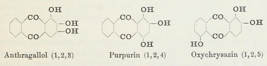 An illustration from Farbenchemisches Praktikum : zugleich Einführung in die Farbenchemie und Färbereitechnik, 1908, leaf 229