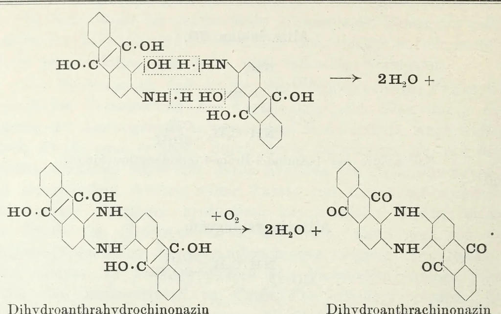 An illustration from Farbenchemisches Praktikum : zugleich Einführung in die Farbenchemie und Färbereitechnik, 1908, leaf 240