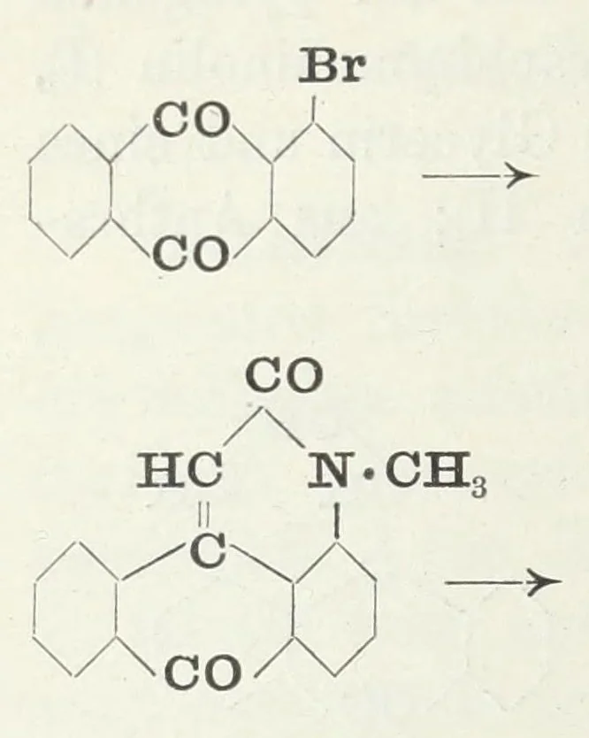 An illustration from Farbenchemisches Praktikum : zugleich Einführung in die Farbenchemie und Färbereitechnik, 1908, leaf 244